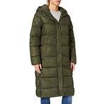 ONLY Bayan Onlcammie Long Quilted Coat OTW Manto, Forest Night, XL