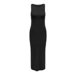 ONLY Bayan Onlea S/L Long Slit Dress JRS Now maksi elbise, siyah, S, Siyah, S