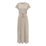 ONLY Bayan Onlhannah S/S Uzun Elbise JRS, Gri (Feather Gray), S