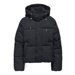 ONLY Bayan Onlhope Kısa Puffer Jacket Cc OTW Kapitone Ceket, Gri, XL