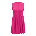 ONLY Bayan ONLMAY Life S/L Peplum Dress Box JRS jarse elbise,, Raspberry Rose, XS