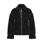 ONLY Bayan Onlmichelle Teddy Jacket OTW ceket, Siyah, L