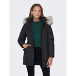Only Bayan Uzun Mont Kapüşonlu Parka 15300633 - XS - Black