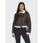 Only Betty Bonded Zıp Kadın Ceket 15324138 - Kahverengi - XS