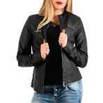 Only Deri Ceket Onlbandit Faux Leather Biker 15081400-BLK, 'Schwarz (Black C-n10, '36 (Üreticileri boyutu: 36)'