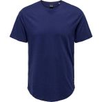 Only Erkek Tişört - Mavi - 2XL