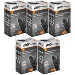 Only Evobeyond Only Evo Beyond Siyah Pudrasız Nitril Eldiven - Muayne İş Eldiveni - Large - 100'lü 5 Paket