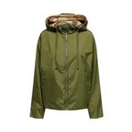 Only Haki Kadın Mont Onlfry Reversıble Jacket Otw, Haki, L