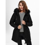 Only Iris Fur Winter Parka cc Otw Kadın Siyah1 Mont 15213755-02 - XS