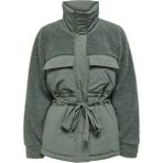 Only Kadın Ceket Yeşil Kemerli Teddy 67% Nylon 33% Polyester L Beden 15322074
