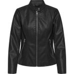 Only Kadın Deri Ceket Onlmelisa Faux Leather Jacket cc Otw - Siyah
