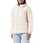 Only Kadın Dik Yaka Kapüşonlu Bej Mont - 15206086 - S