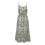 ONLY Kadın Elbise ONLLOU LIFE EMB STRAP ANKEL DRESS PTM Koyu Kahve M