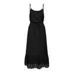 ONLY Kadın Elbise ONLLOU LIFE EMB STRAP ANKEL DRESS PTM Siyah M
