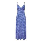 ONLY Kadın elbisesi Onlnova Life ADA Long Dress AOP PTM, Mavi, M
