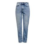 ONLY Kadın Jean ONLVENEDA MOM JEANS DNM REA7452 NOOS Açık Mavi Denim L