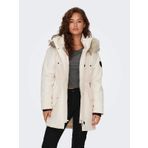 Only Kadın Kapüşonlu Ekru Parka Mont - 15304625