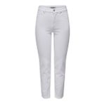ONLY Kadın kot pantolon, Beyaz, 32W / 30L