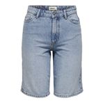 ONLY Kadın Kot Şort ONLSonny HW Wide, mavi (Light Blue Denim), M