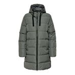 ONLY Kadın kuş tüyü mont ONLCLAIR kuş tüyü mont, Gri (Castor Gray), L