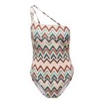 ONLY Kadın Mayo ONLELECTRA ONE-SHOULDER SWIMSUIT XS Bej