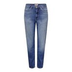 ONLY Kadın Mom Fit Jean, Yüksek Bel, Mavi, XS/30 Beden
