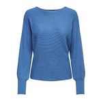 ONLY Kadın ONLADALINE L/S SHORT PULLO KNT NOOS Kazak, Super Sonic Detail:Melange, S