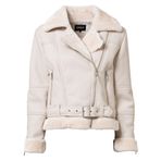 ONLY Kadın Onlagnete Suni Deri Biker JKT Cs OTW Biker Ceket, Pomza taşı, XL