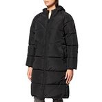 ONLY Kadın Onlamanda Long Puffer Coat Cc OTW ceket, Siyah, XS