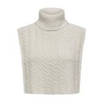 ONLY Kadın ONLANNA CABLE KNIT COLLAR CC Eldiven, Kirli Beyaz, ONE SIZE