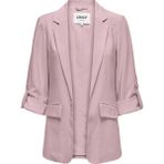 Only Kadın Onlarıs Rahat Kalıp Kolu Katlanabilir Blazer Ceket 15310839 Pudra - 34