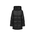 ONLY, Kadın, ONLASTA OVERSIZE PUFFER COAT LIFE CC OTW, Kaban, Siyah, L