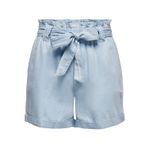 ONLY Kadın Onlbea Smilla Hw Pb Loose DNM kot şort, mavi (Light Blue Denim), M