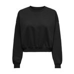 ONLY, Kadın, ONLBELLA L/S O-NECK CC SWT, Sweatshirt, Siyah, M