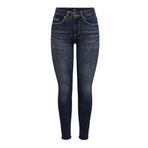 ONLY, Kadın, ONLBLUSH MID SK ANKLE RW DNM DOT245 NOOS, Jean Pantolon, Dark Blue Denim, L