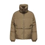 ONLY Kadın ONLCALLIE PUFFER JACKET CC OTW Ceket, Sütlü kahve, L