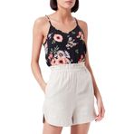 ONLY Kadın Onlcaro Hw Pb Linen Blend PNT Şort, Gümüş Astar, S