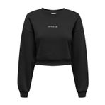 ONLY Kadın ONLDESSA L/S O-NECK SWT Sweatshirt, Siyah, M
