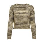 Only Kadın Onldisco L/S KNT Kazak Gold (Gold Colour Detail: W. Multiple Colors/Glitter) S