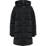 Only Kadın Onldıxıe Kapüşonlu Uzun Şişme Mont 15349120 Siyah