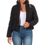ONLY Kadın ONLDOLLY SHORT PUFFER JACKET OTW NOOS Dış Giyim, Siyah, XL