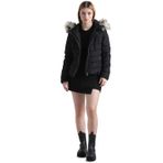 ONLY Kadın ONLELLAN QUILTED HOOD JACKET LIFE CC OTW Dış Giyim, Siyah, L