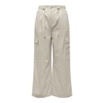 ONLY, Kadın, ONLEMILY HW LONG STRAIGHT PANT PNT, Pantolon, Ekru, 26