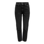 ONLY Kadın ONLEMILY HW STR ANK DNM NAS997 NOOS Jean, Siyah Denim, 25/30