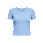ONLY Kadın Onlemma S/S Short Top Noos JRS T-Shirt, Mavi, S