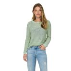 ONLY Kadın Onlgeena Xo L/S KNT Noos kazak, Yeşil (Subtle Green), M