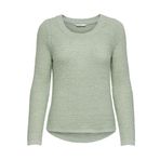 ONLY Kadın Onlgeena Xo L/S KNT Noos kazak, Yeşil (Subtle Green), S