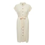 ONLY Kadın Onlhannover S/S Shirt Dress Noos Wvn Elbise, Birch, 36