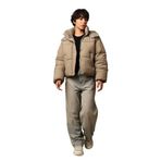 ONLY, Kadın, ONLHOPE SHORT PUFFER JACKET CC OTW, Mont Ceket, Silver Sage, L