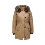 ONLY Kadın ONLIRIS FUR WINTER PARKA LIFE CC OTW Dış Giyim, Tigers Eye, S